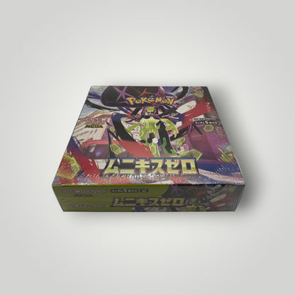 Sealed M3 Nihil Zero Japanese Pokemon TCG booster box with bold colorful artwork.