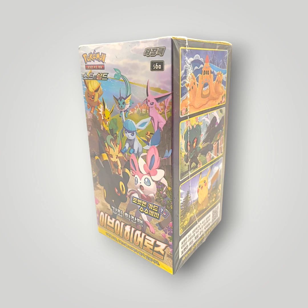 S6a Korean Eevee Heroes Booster Box s6a Sword & Shield Pokémon TCG