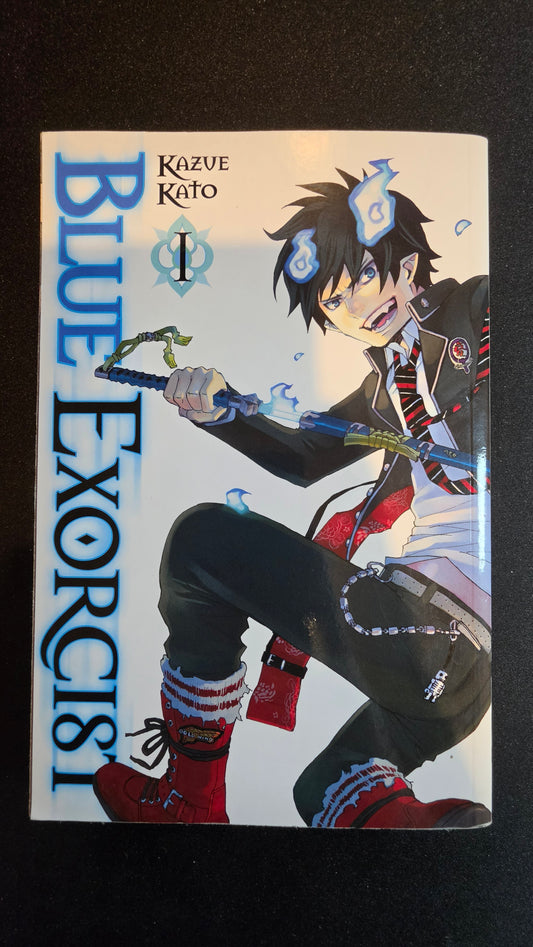 Blue Exorcist Volume 1 preowned actual copy front
