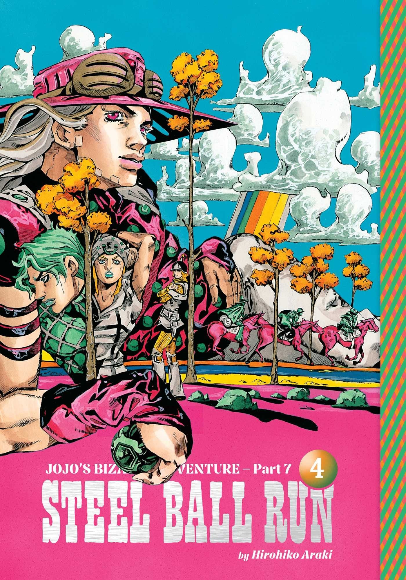 JoJo's Bizarre Adventure Part 7 Steel Ball Run Vol. 4 cover