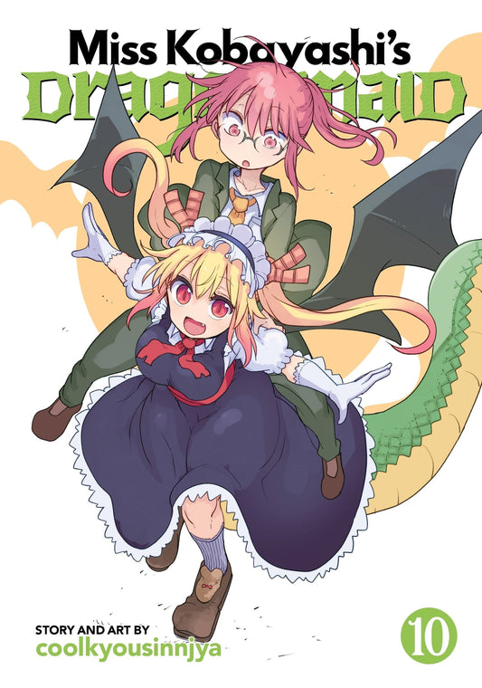 Miss Kobayashi’s Dragon Maid Vol. 10 English Manga cover