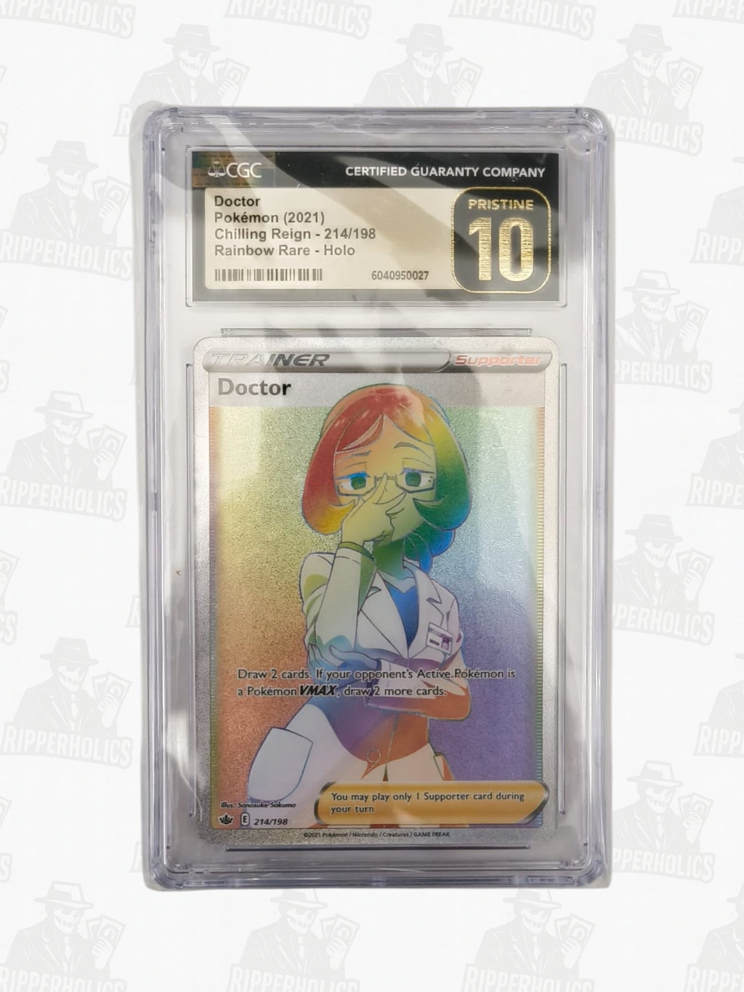 Doctor 214 - Pokemon Chilling Reign - CGC Pristine 10 - Ripperholics