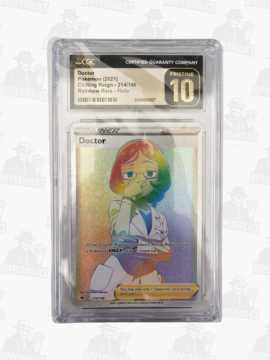 Doctor 214 - Pokemon Chilling Reign - CGC Pristine 10 - Ripperholics