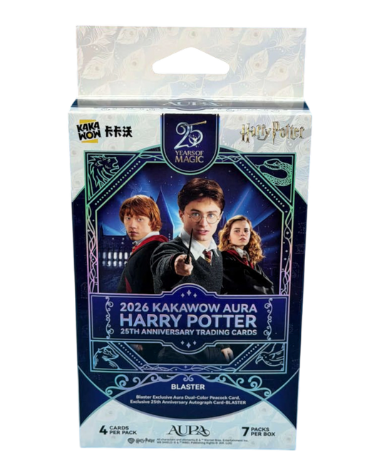Harry Potter 25th Anniversary Blaster Box Kakawow Aura (NEW)