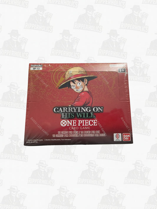One Piece OP - 13 – Booster Box – Carrying On His Will – Factory Sealed - Ripperholics