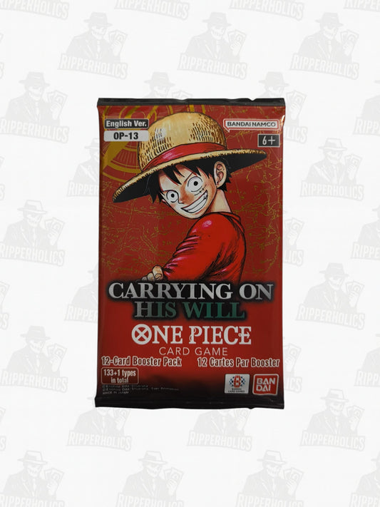 One Piece OP - 13 – Booster Pack – Carrying On His Will – English Edition - Ripperholics