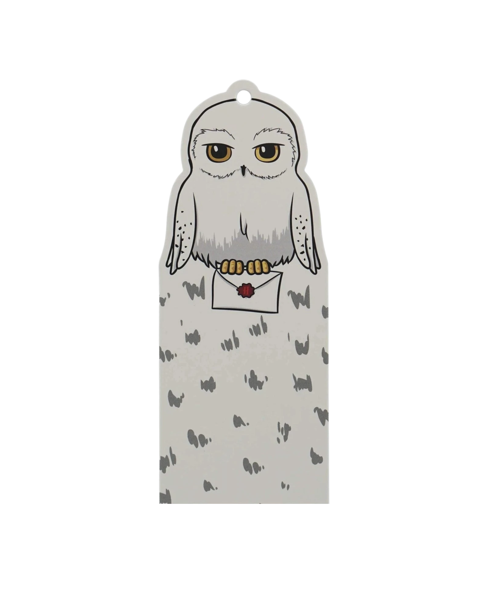 Ripperholics Harry Potter Hedwig paper bookmark featuring a white owl illustration holding a letter