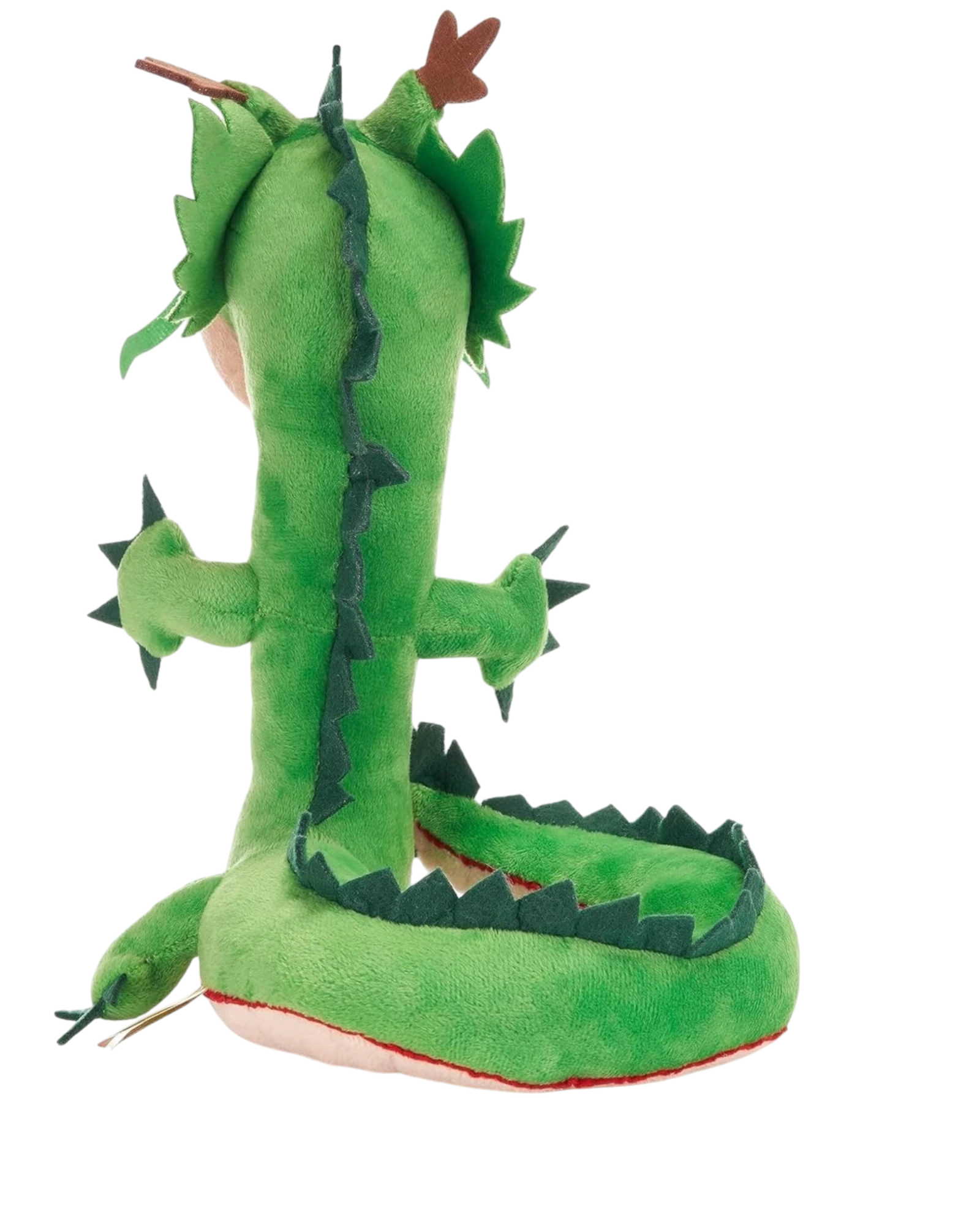 Ripperholics 12-inch Shenron dragon soft toy from Dragon Ball Super, featuring green plush fabric and spiked details.