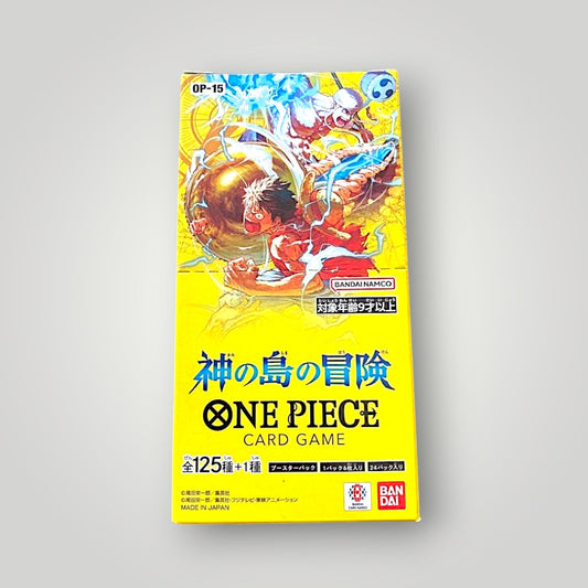 OP-15 Adventure on KAMI’s Island ONE PIECE Card Game Booster Box – Japanese