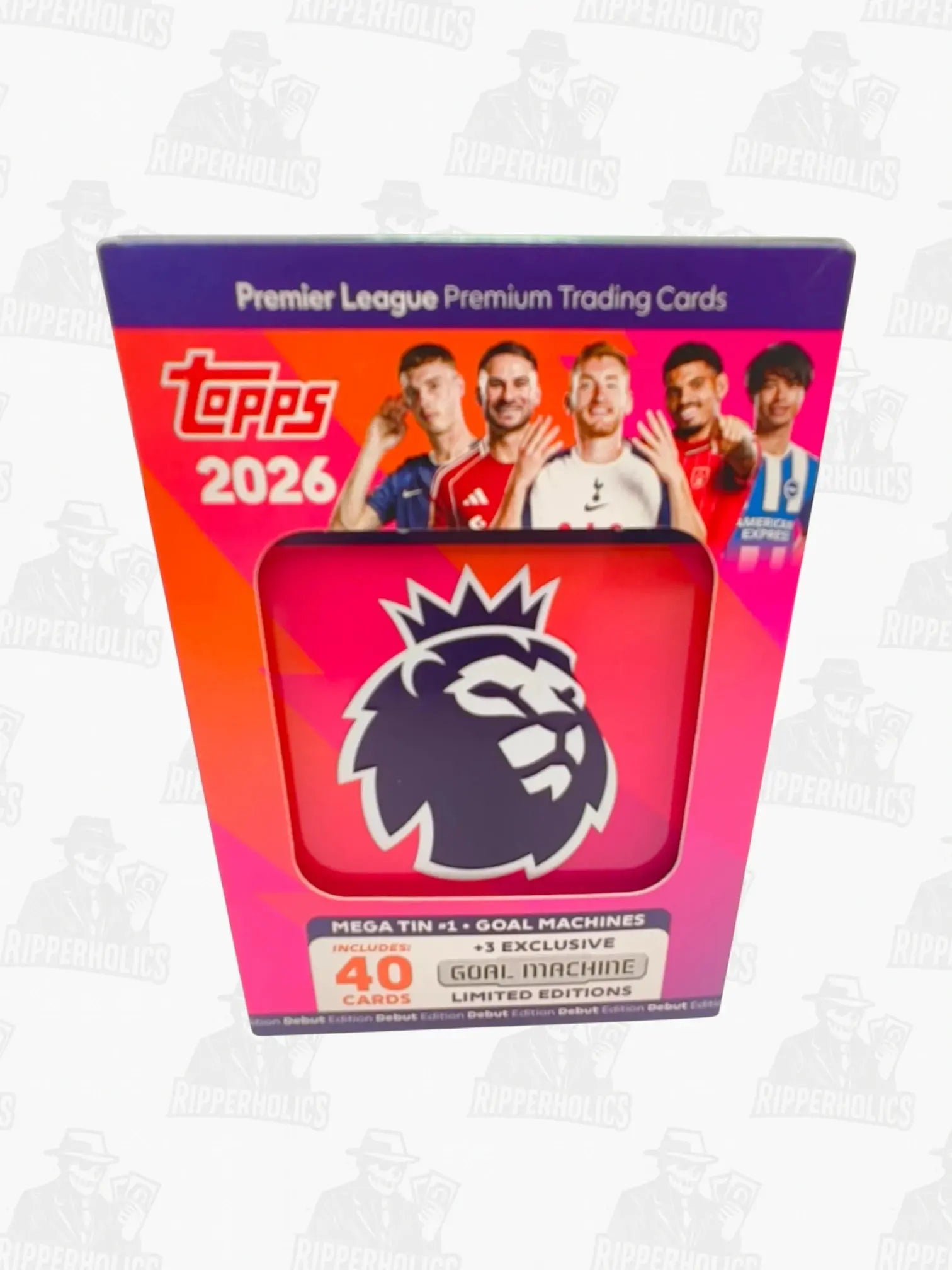 TOPPS - Mega Tin - Premier League 2026 Trading Card Game - Sealed - Ripperholics