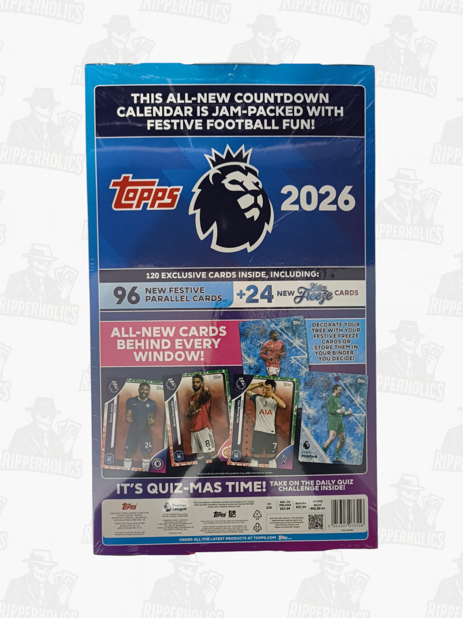 Topps Premier League 2026 Festive Countdown Calendar – Sealed - Ripperholics