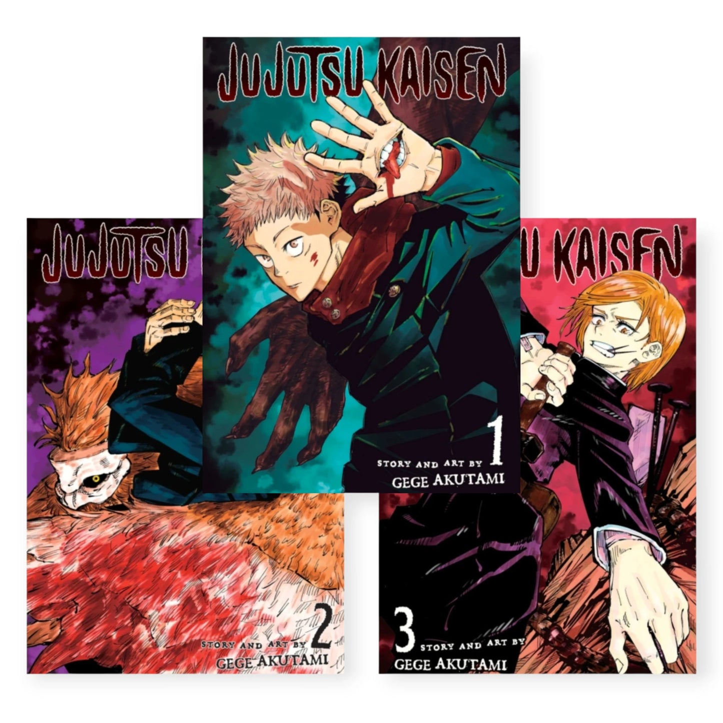 Jujutsu Kaisen Starter Bundle Vol. 1-3 Manga English New