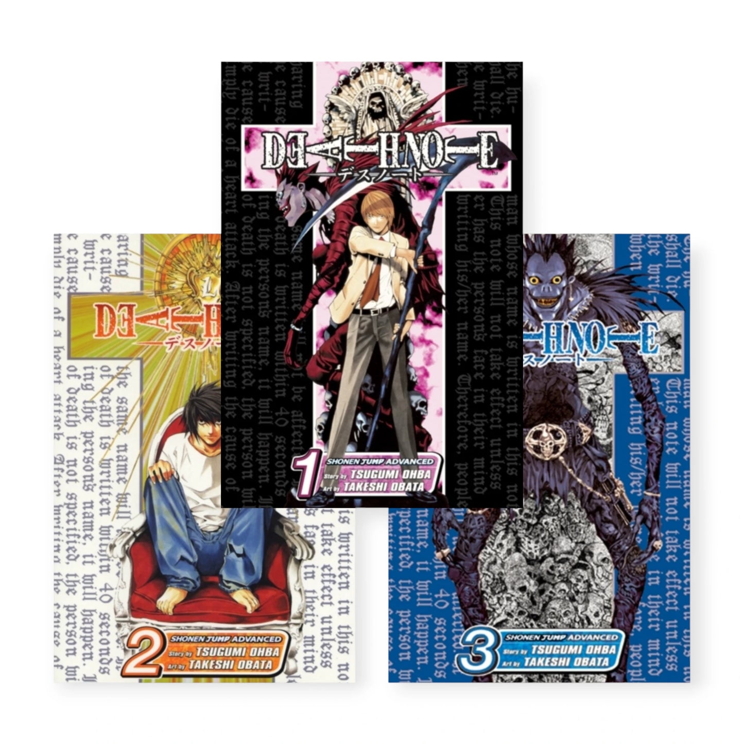 Death Note Starter Bundle Vol. 1-3 Manga English New