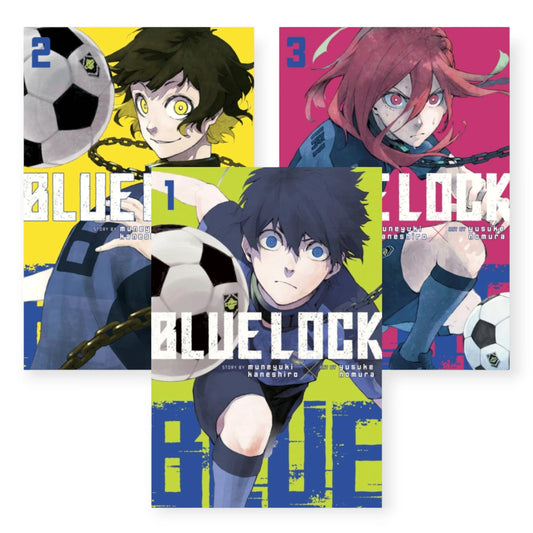 Blue Lock Starter Bundle Vol. 1-3 Manga English New