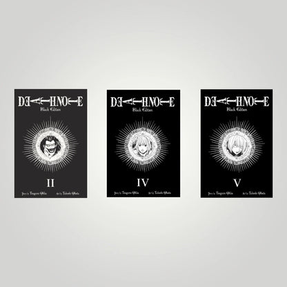 Death Note Black Edition Vol. 2, 4 & 5 Manga Bundle English New
