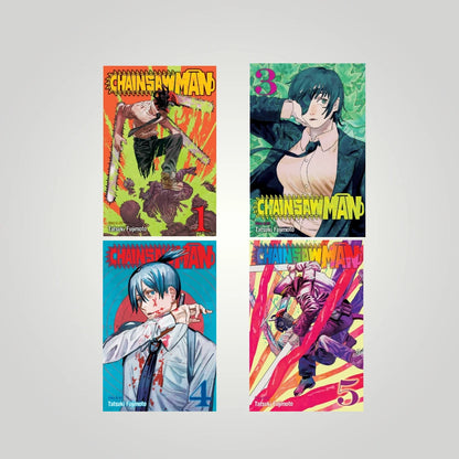 Chainsaw Man Vol. 1, 3, 4 & 5 Manga Bundle English New