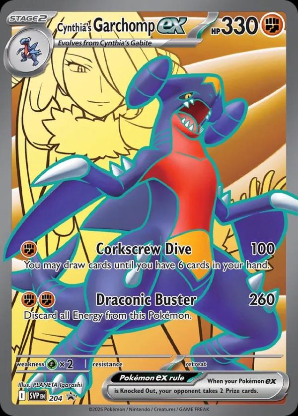 Garchomp ex | SVP204 Black Star Promo | Pokemon TCG | Single Raw Card