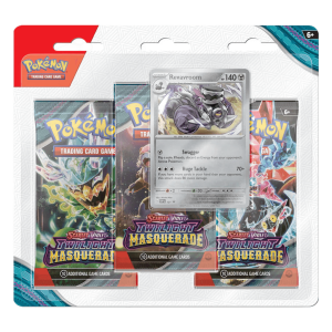 Twilight Masquerade 3-Pack Blister | Revavroom Promo | Pokémon TCG