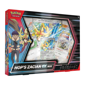Hop's Zacian ex Box | 3x Promo Cards | 4x Booster Packs | Pokémon TCG