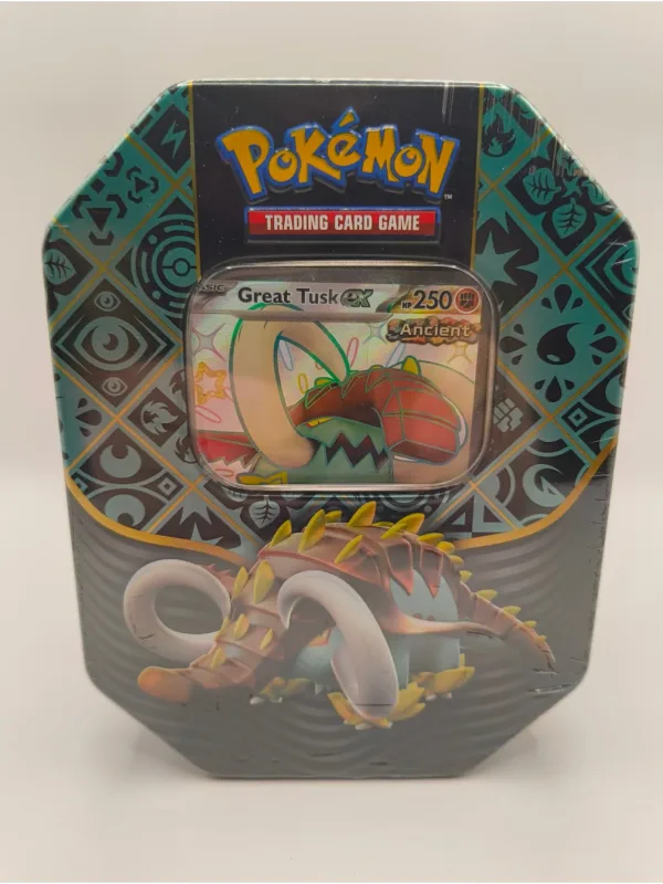 Paldean Fates Great Tusk ex Tin