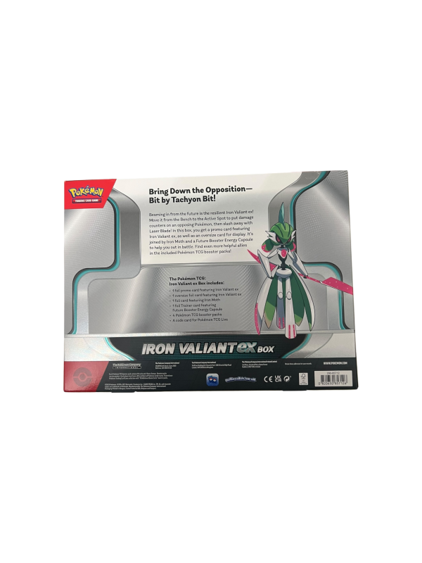 Iron Valiant ex Box | Promo Card + 4 Booster Packs UK