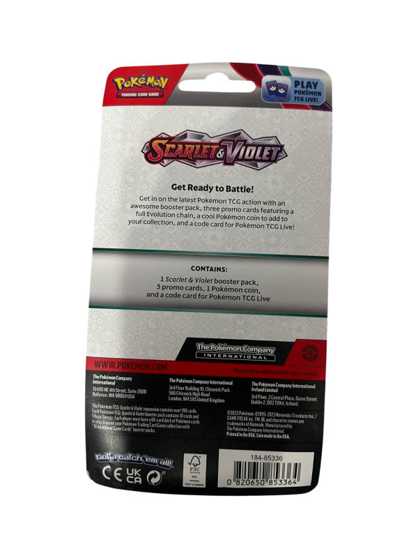 Scarlet & Violet Checklane Blister | Gengar Line | Pokémon TCG