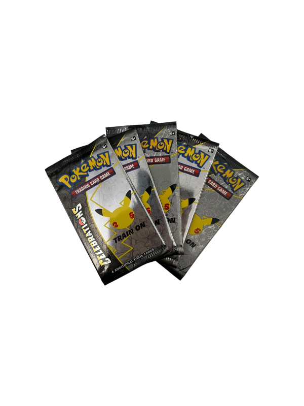 Pokémon Celebrations 25th Anniversary Booster – 4‑Card Pack UK