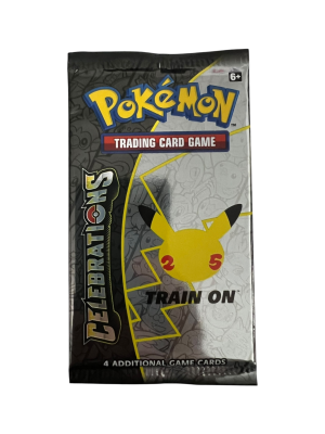 Pokémon Celebrations 25th Anniversary Booster – 4‑Card Pack UK