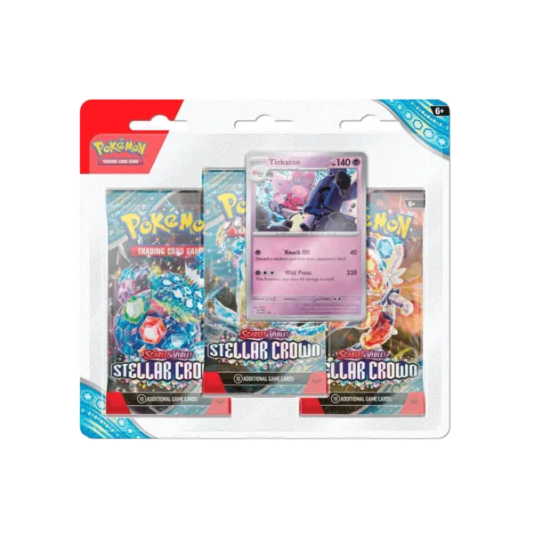 Stellar Crown 3-Pack Blister - Tinkaton Promo | Pokémon TCG