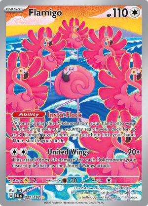 Flamigo | Illustration Rare 227/193 | Raw Single Card | Pokémon TCG