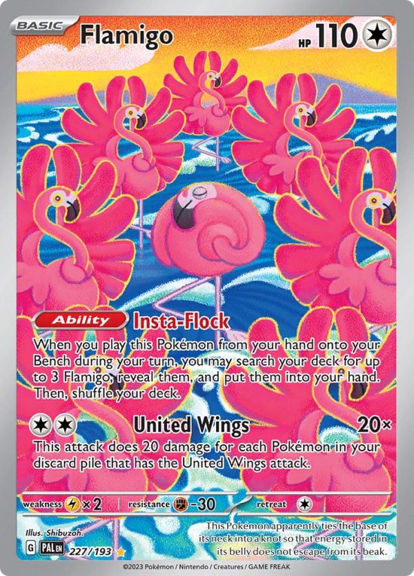 Flamigo | Illustration Rare 227/193 | Raw Single Card | Pokémon TCG