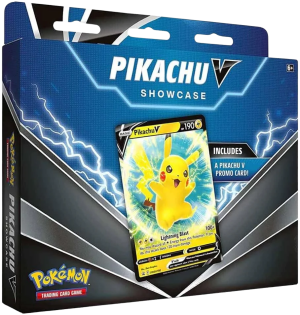 Pikachu V Showcase Box | Foil Promo Card | 3x Booster Packs | Pokémon TCG