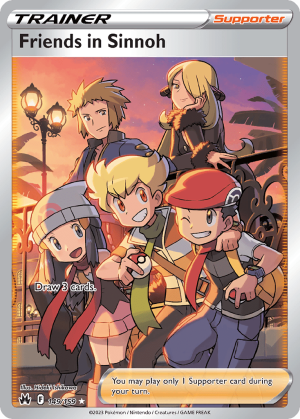 Friends in Sinnoh | Ultra Rare | 149/159 | Raw Single Card | Pokémon TCG