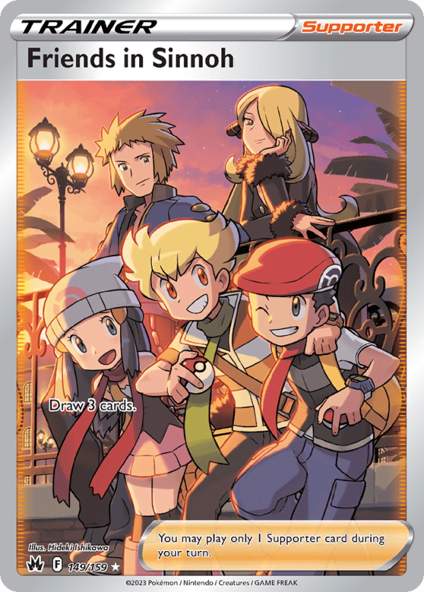 Friends in Sinnoh | Ultra Rare | 149/159 | Raw Single Card | Pokémon TCG