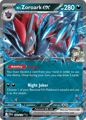 N’s Zoroark ex 98/159 Double Rare | Pokémon Single UK