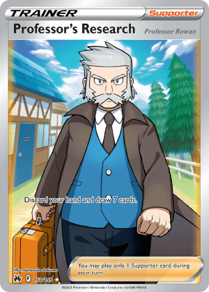 Professor's Research | Ultra Rare | 150/159 | Raw Single Card | Pokémon TCG