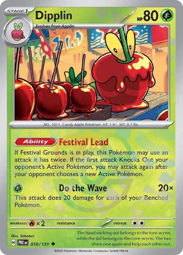 Dipplin | Master Ball Reverse 010/131 | Raw Single Card | Pokémon TCG