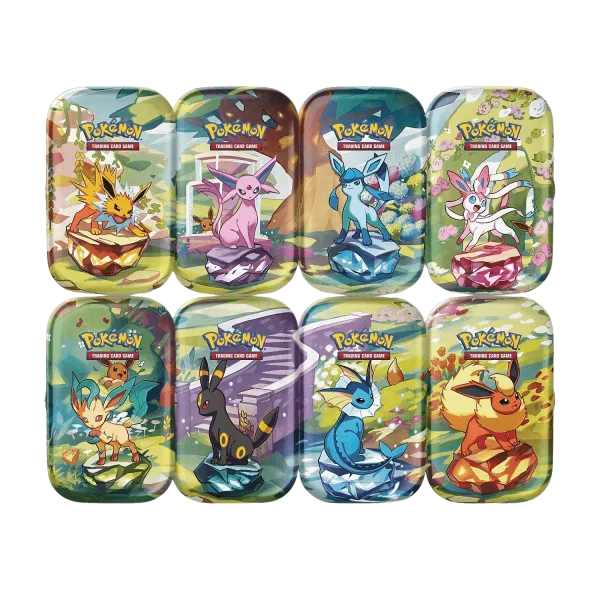 Prismatic Evolutions Mini Tin | 2x Booster Packs | Pokémon TCG