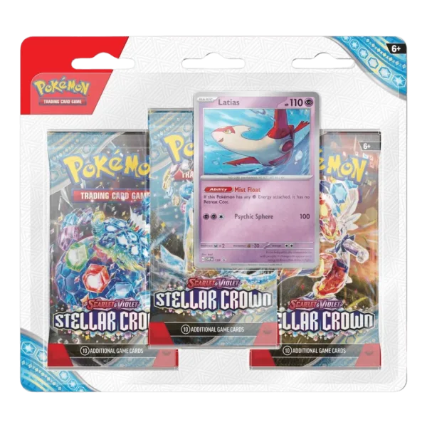 Stellar Crown |  Blister Pack | Latias Promo Card | Pokémon TCG