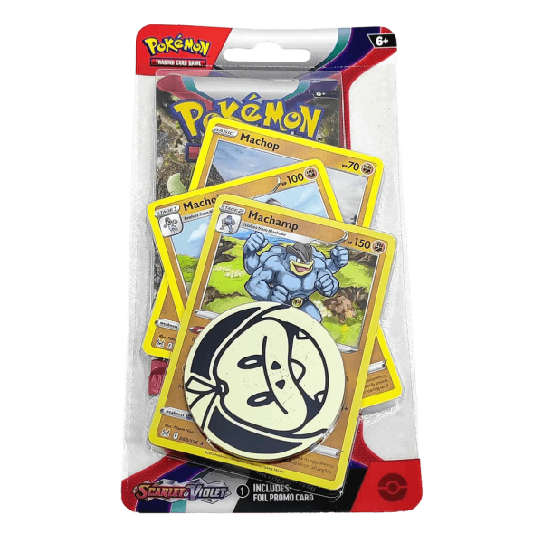 Scarlet & Violet Checklane Blister — Machamp Line | Pokémon TCG