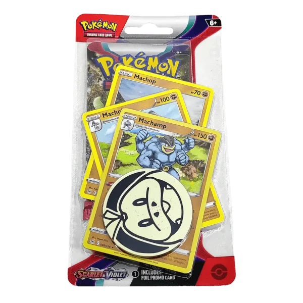 Scarlet & Violet Checklane Blister — Machamp Line | Pokémon TCG