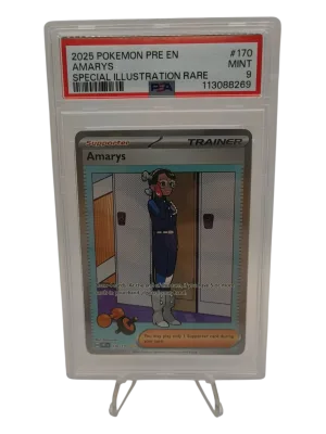 Amarys SIR #170 PSA 9 - Graded Pokémon Card UK Stock