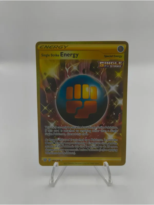 Single Strike Energy Secret Rare 183/163 - Front