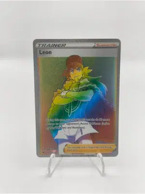 Leon (Rainbow Secret Rare #195/185) - Front