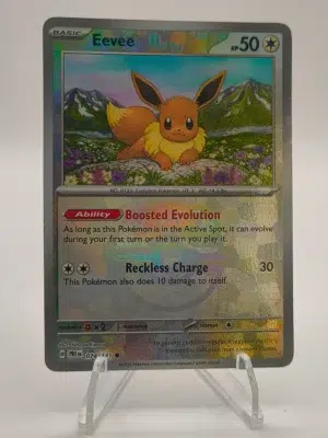 Prismatic Evolutions - Eevee Master Ball Reverse Holo - Near Mint - front