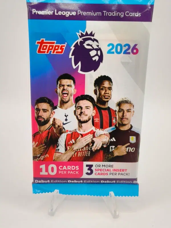 Premier League 2026 Trading Card Game - Booster Pack - Sealed - front