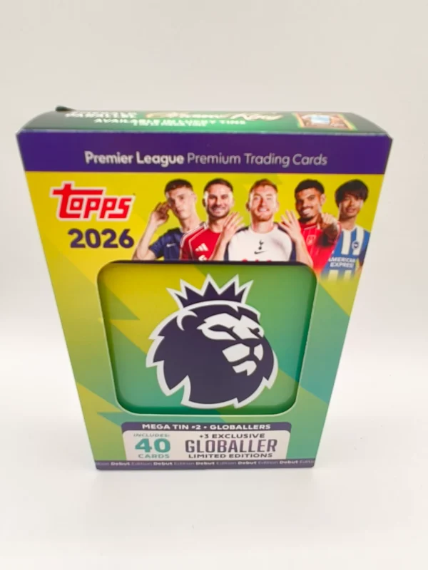 Premier League 2026 Trading Card Game - Mega Tin - Sealed - Green