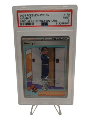 Amarys SIR #170 PSA 9 - Graded Pokémon Card UK Stock